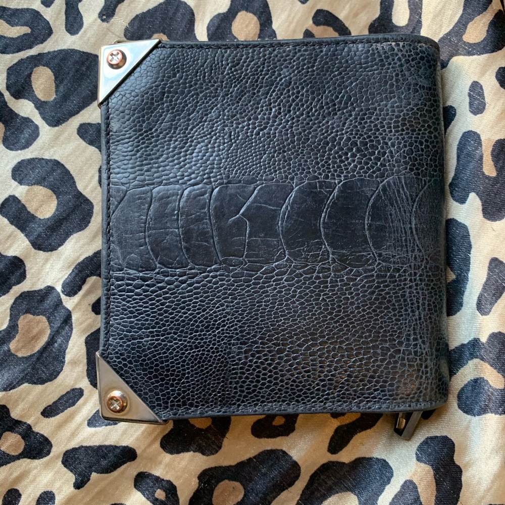 ALEXANDER WANG PRISMA CROC WALLET